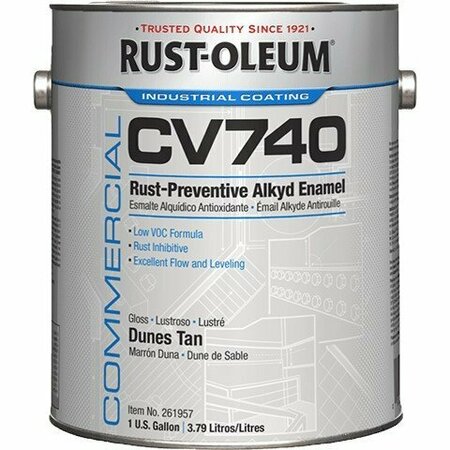 RUST-OLEUM Paint, CV740, 1 gal, Masstone Tint Base, Gloss 255618